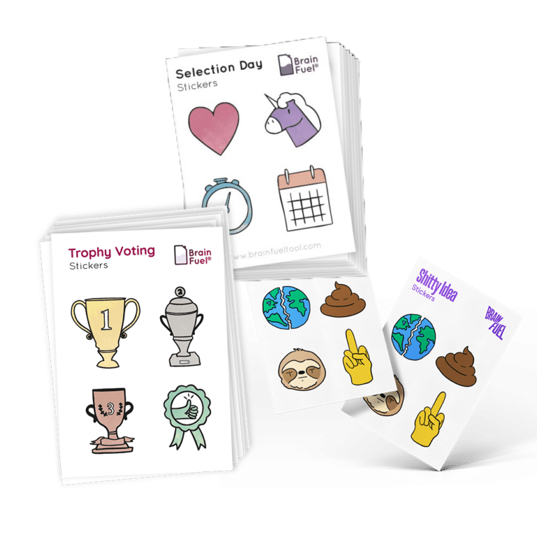 Hoofdafbeelding bij Stickerpakket (Selection Day, Trophy Voting en Shitty Idea)